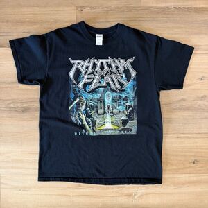 Rhythm Of Fear Ritual Dementia Black Shirt Size Large Crossover Thrash Metalcore